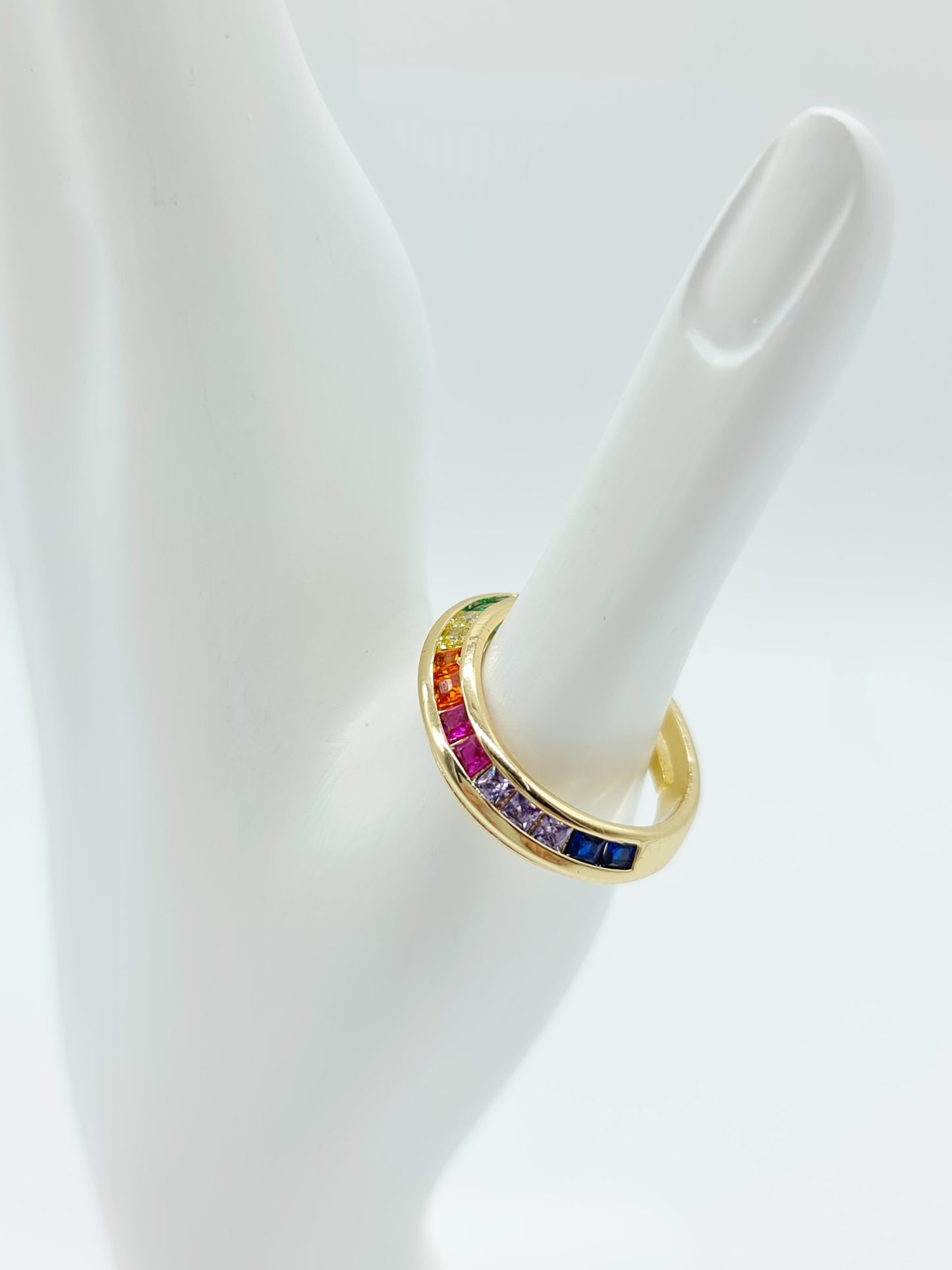 Anillo cristales Rainbow